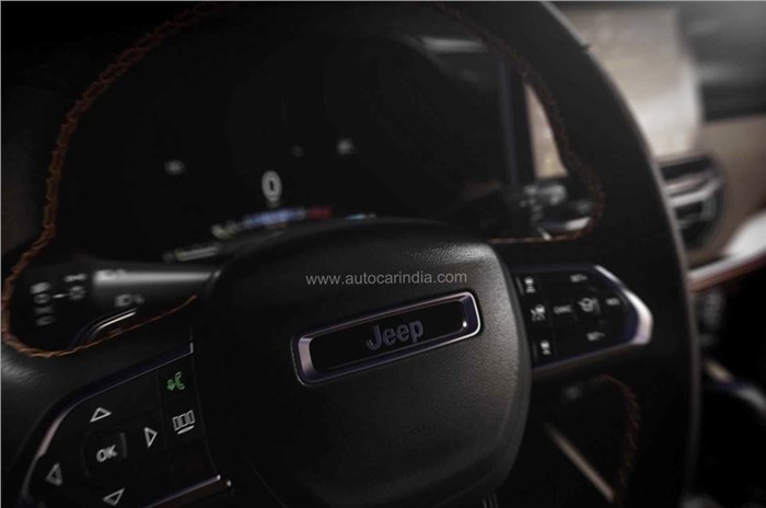 Jeep Commander (Meridian) interior teased for the first time